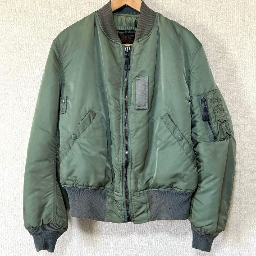 USA製 50s復刻 アルファインダストリーズ MA-1 フライトジャケット M
