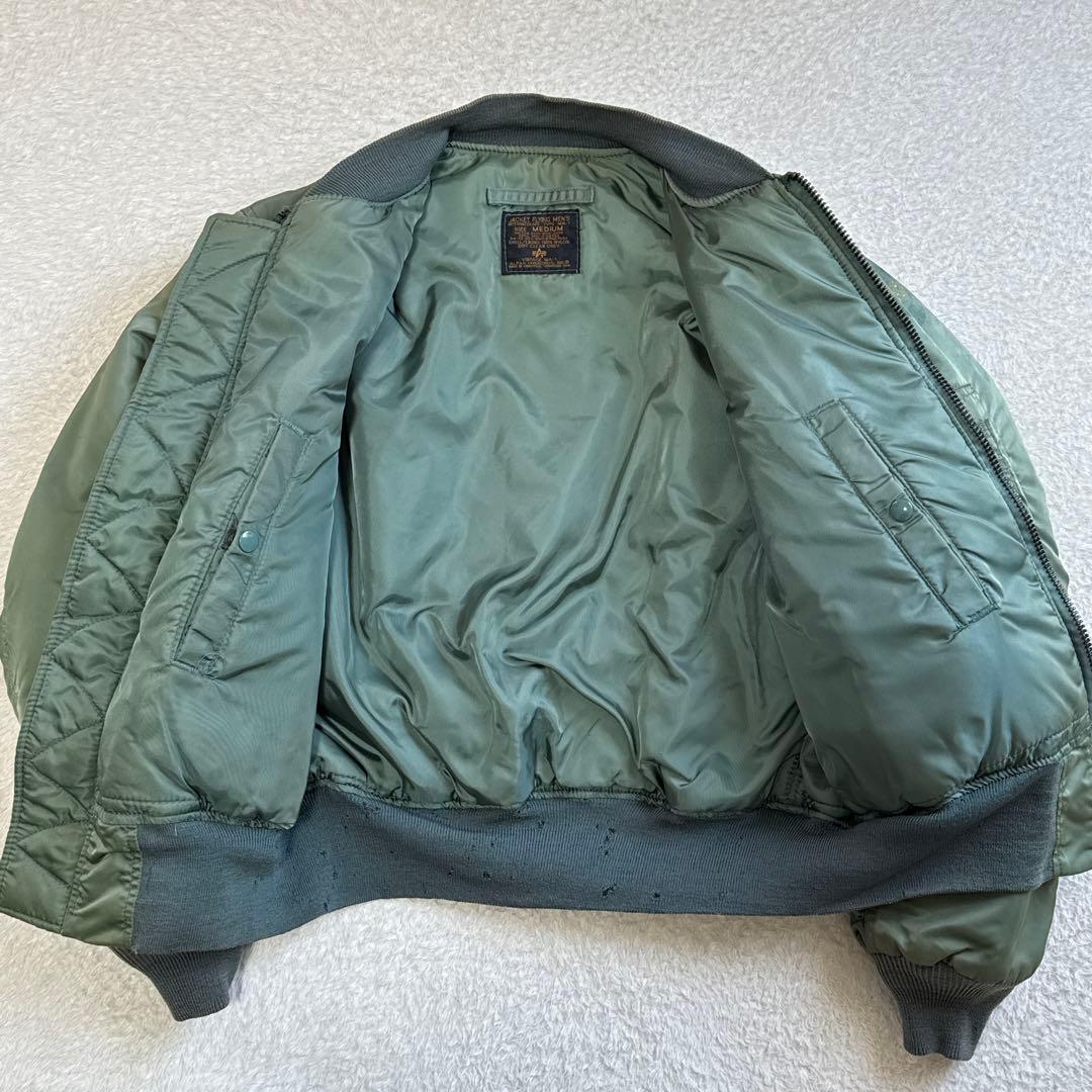 USA製 50s復刻 アルファインダストリーズ MA-1 フライトジャケット M