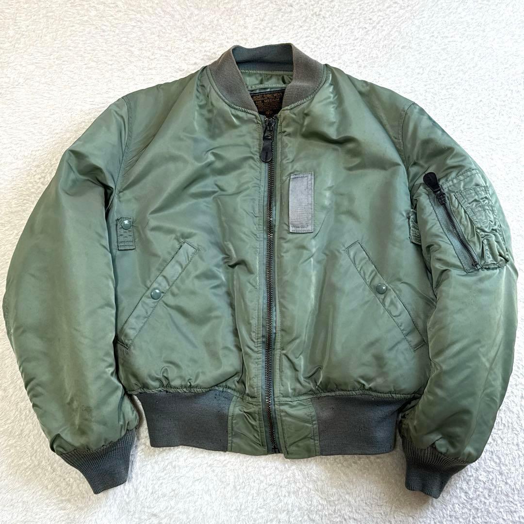 USA製 50s復刻 アルファインダストリーズ MA-1 フライトジャケット M