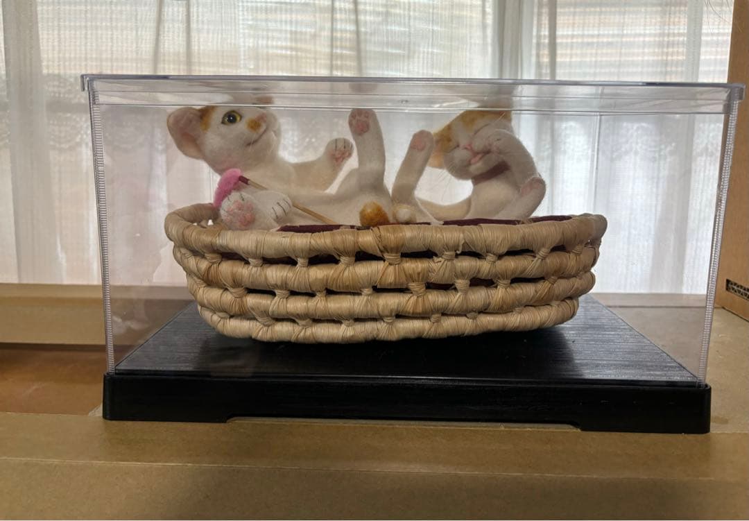 羊毛フェルト猫