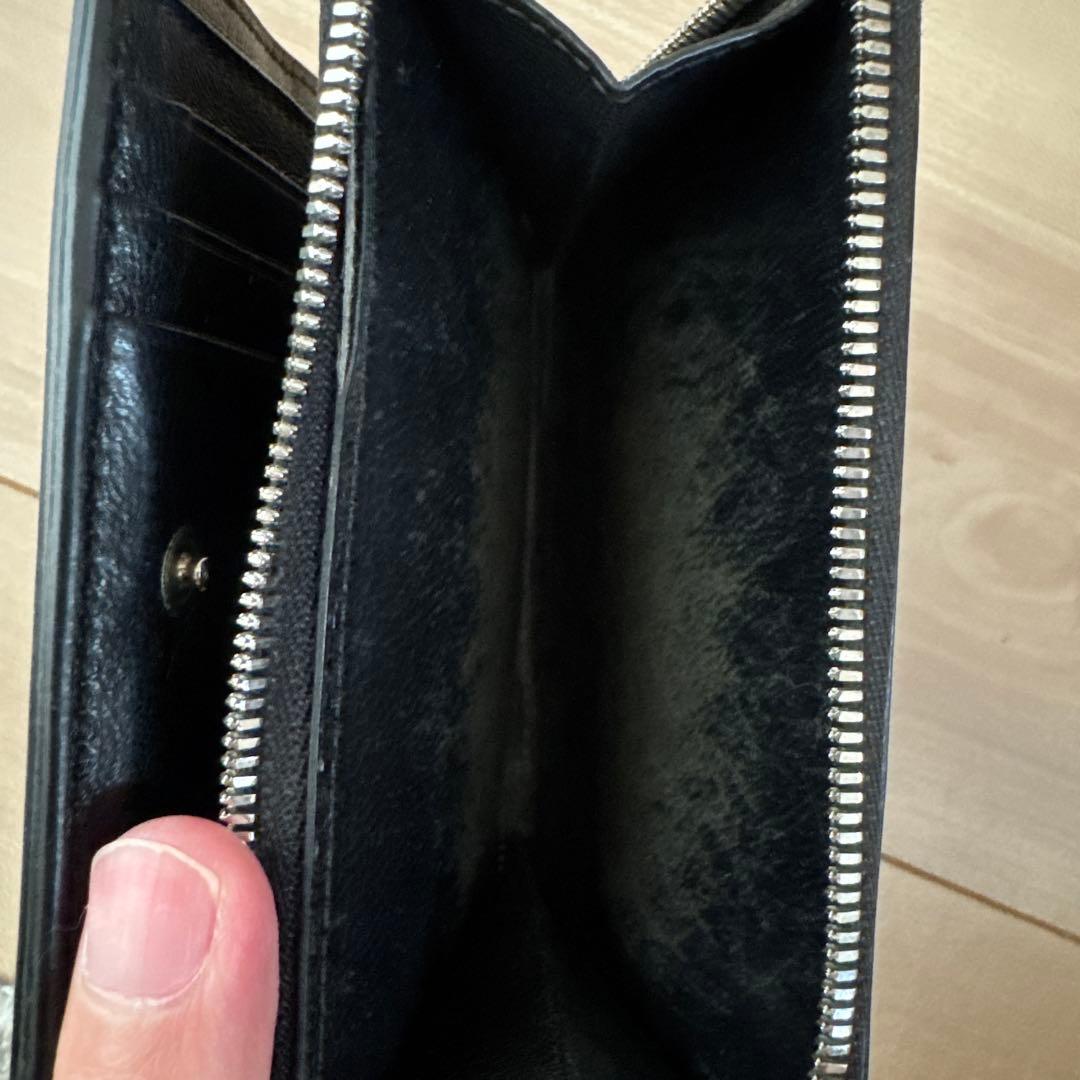 週末値下げ　BALENCIAGA ブラック 二つ折り財布