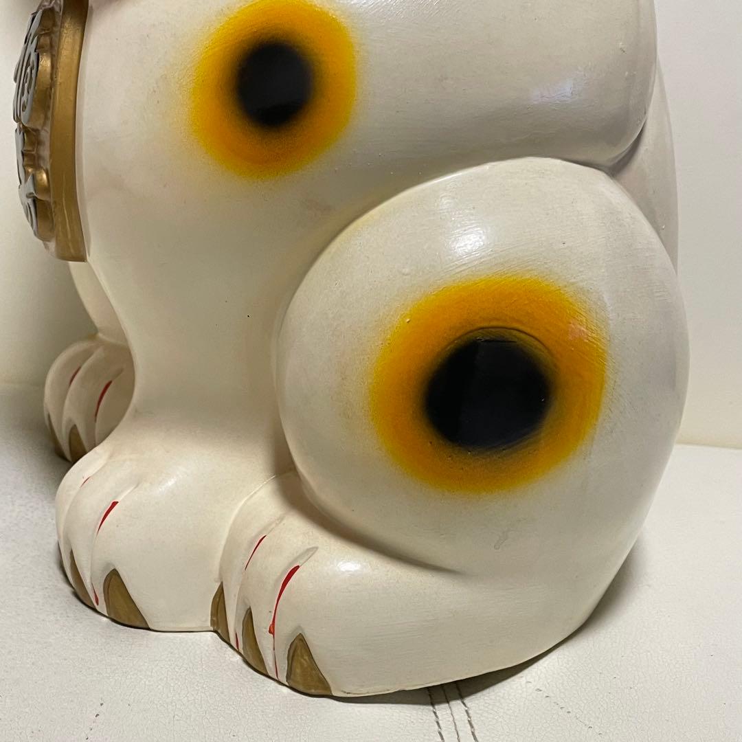 招き猫 超特大 超大型42cm 縁起物 置物 陶器製 福寿 招福 貯金箱