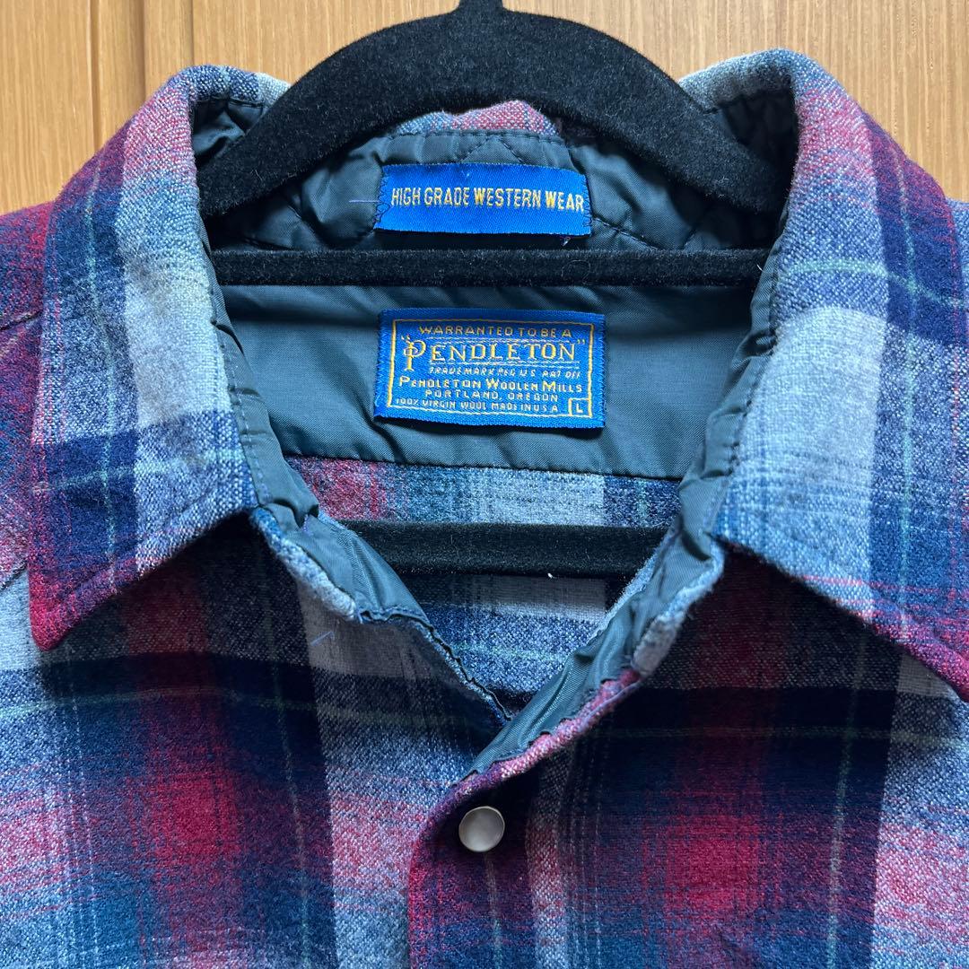 ペンドルトン　ウールシャツ　Ｌサイズ PENDLETON