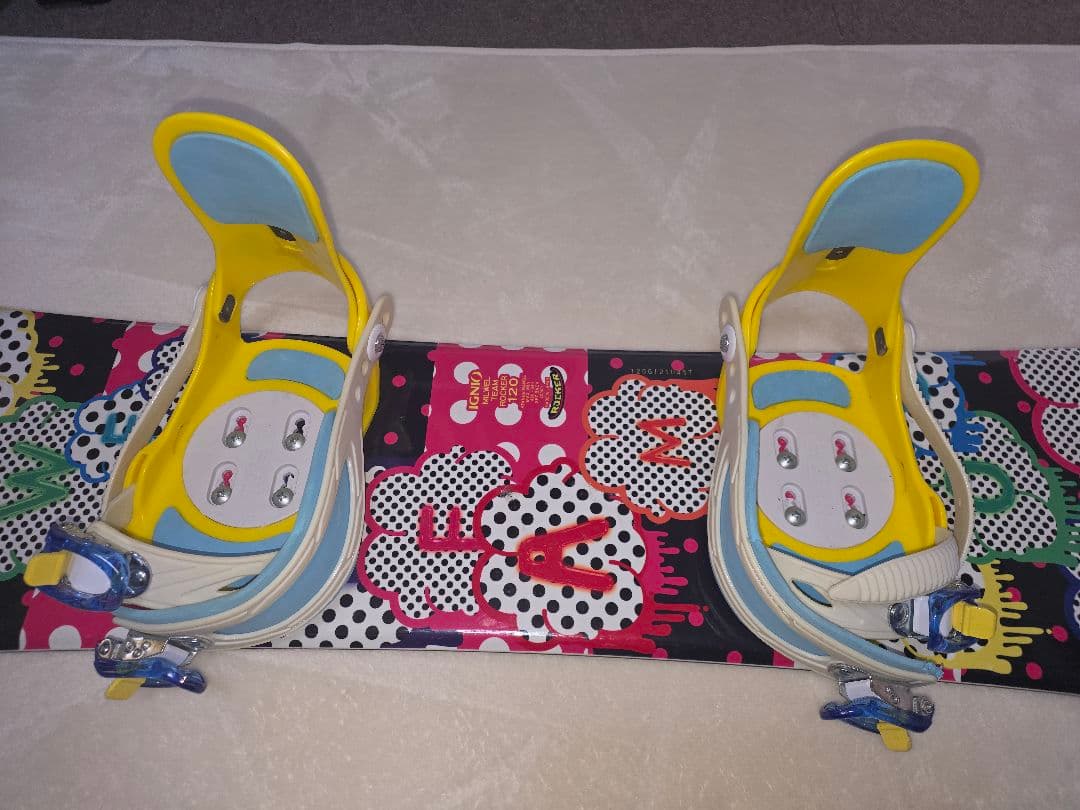 イグニオ　スノーボード2点セット120 子供用　キッズ IGNIO