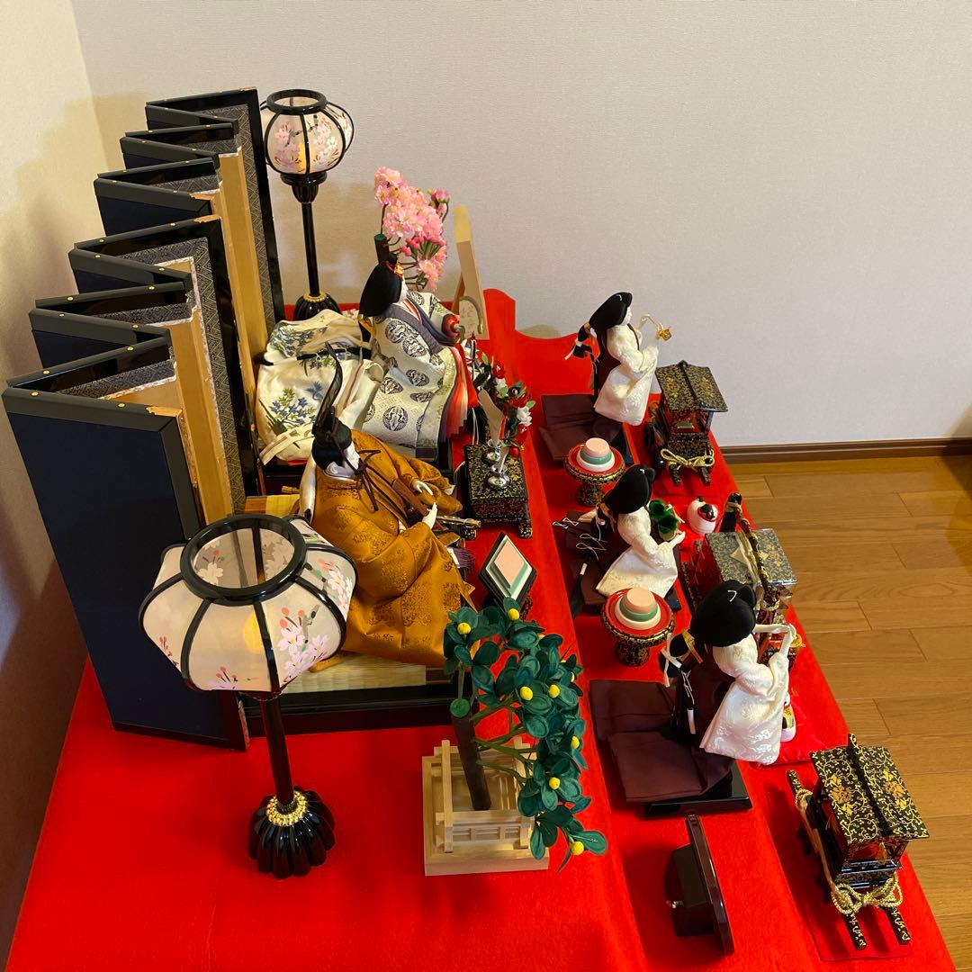 ①御雛様　三段飾り(別出品との3セット商品)