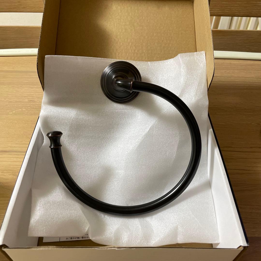 KOHLER タオルリング　ブロンズ