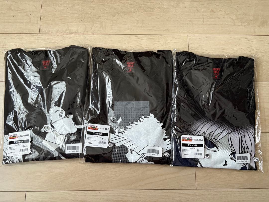 XXL HUNTER×HUNTER × GEEKS RULE Tシャツ