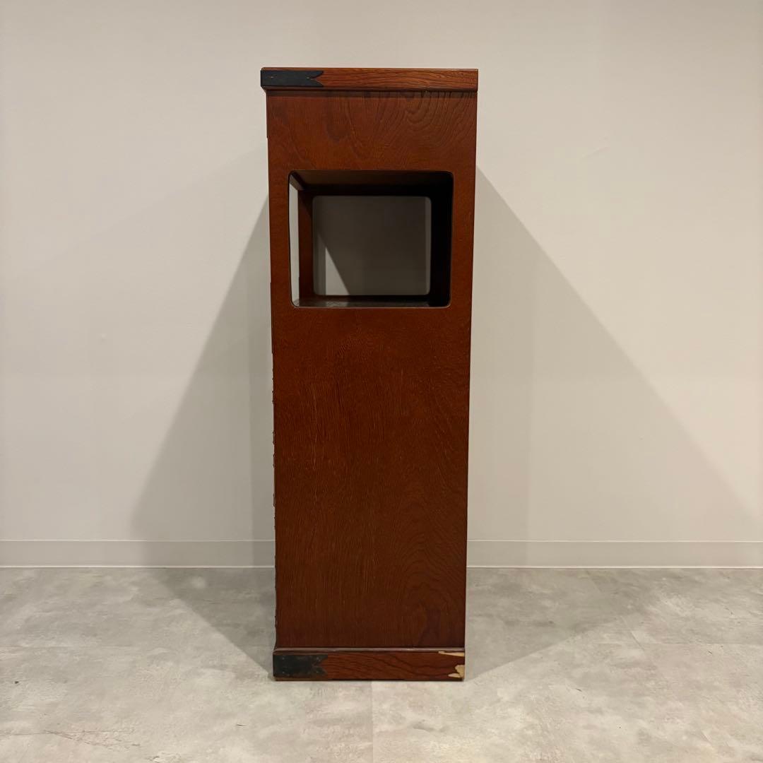 福島民芸　民芸家具　電話台　6段チェスト