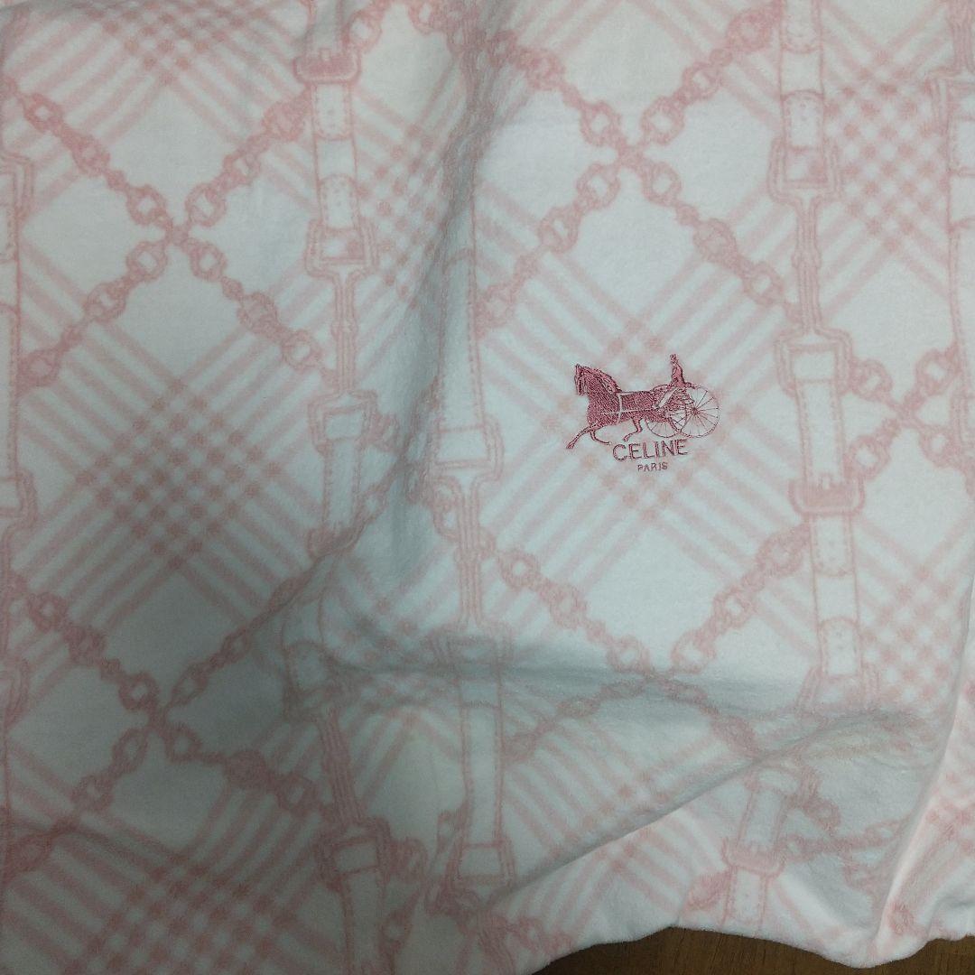 セリーヌ アクリル毛布 綿毛布 ピンク シングル