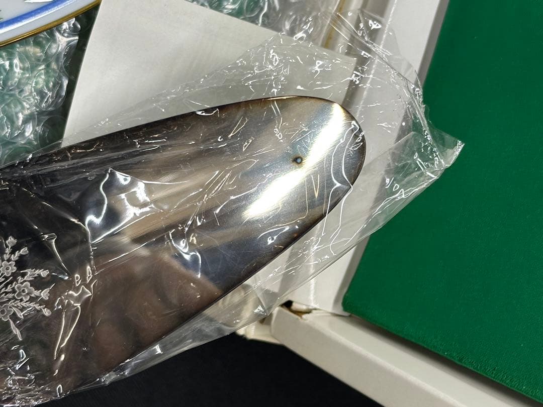 【美品】LIMOGES ラファイエット　ケーキ　プレート　サーバー　31cm