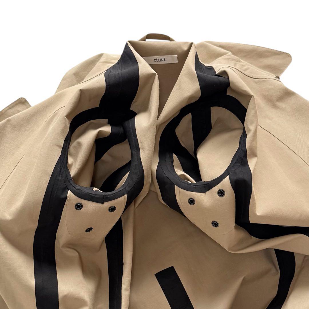 希少★セリーヌ フィービー期 ゴム引き トレンチコート マッキントッシュ