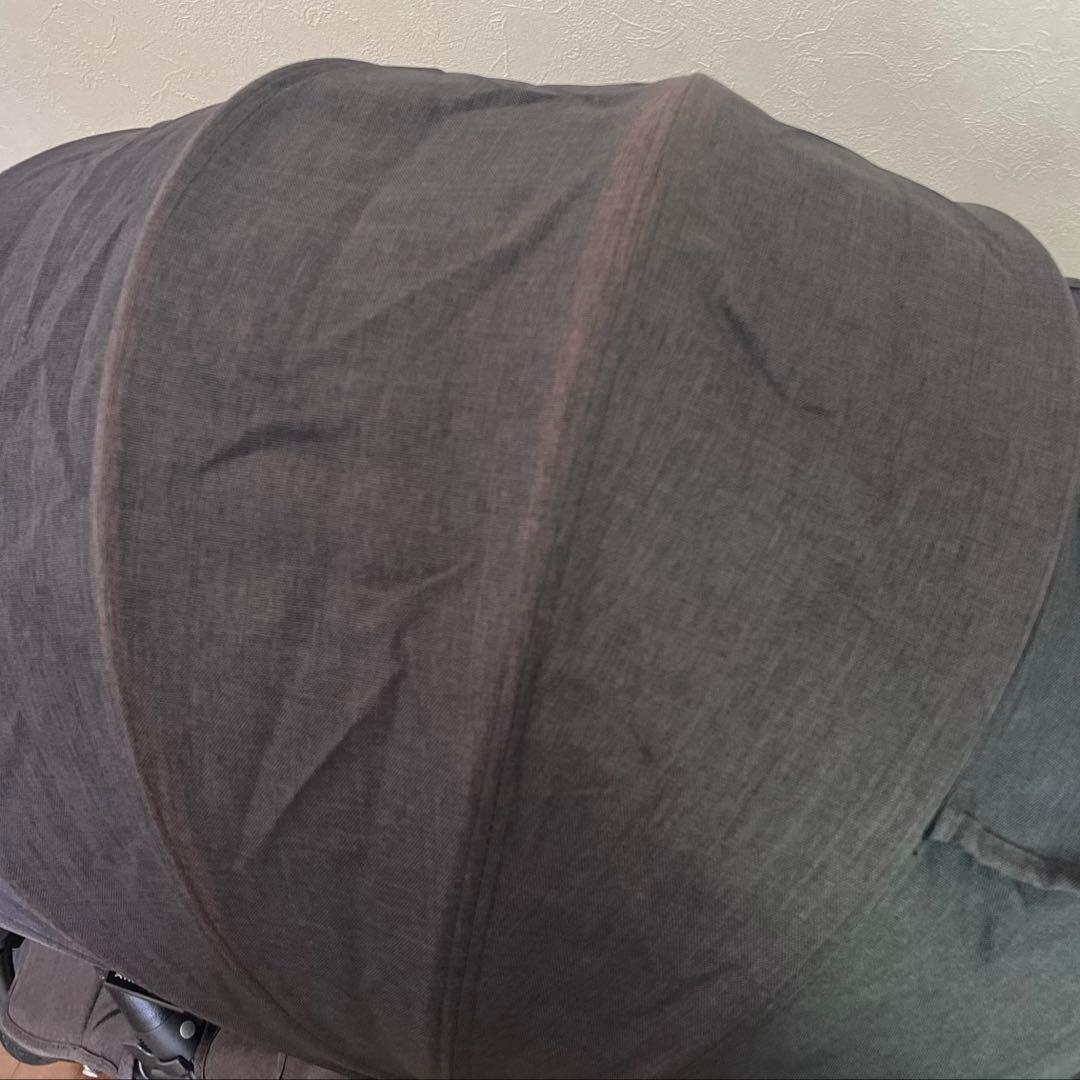 AIRBUGGY ココブレーキ　フロムバース ブラック　レインカバー付き