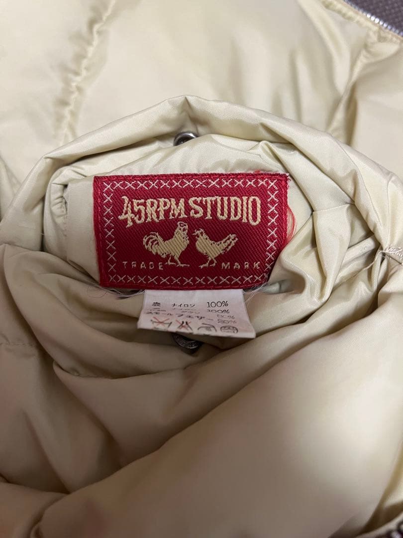 45RPM リバーシブル ダウンジャケット