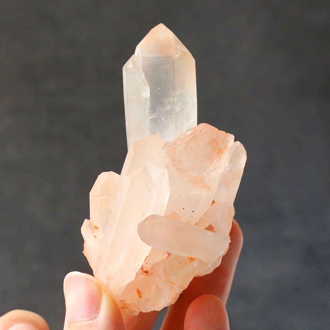 コロンビア産クォーツ ピンク 水晶 天然石 水晶 鉱物 一点物 クラスター 浄化
