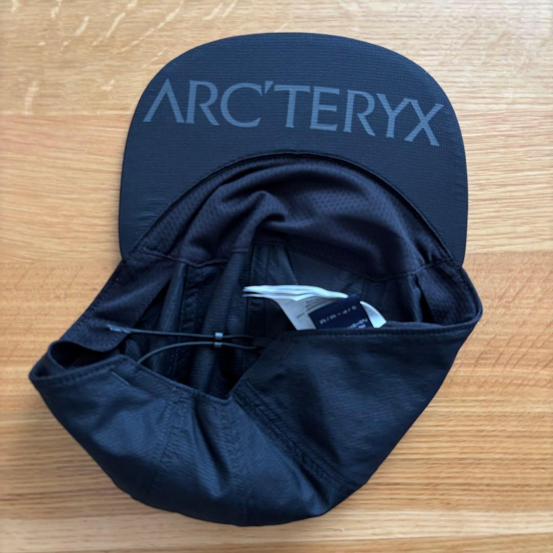 ARC'TERYX ブラック Aerios 5 Panel Cap キャップ
