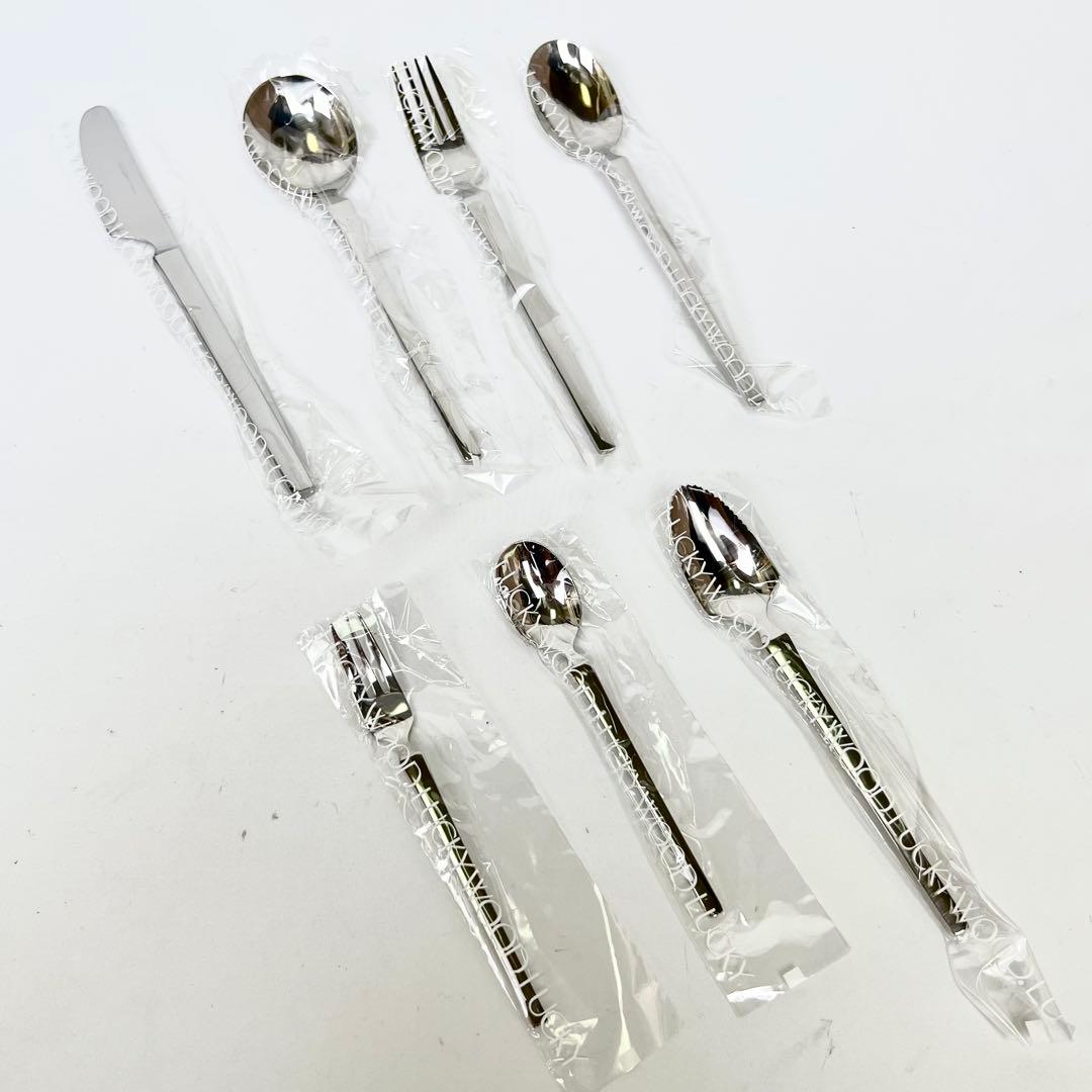 LUCKY WOOD カトラリーセット 35P 最高級ステンレス18/12