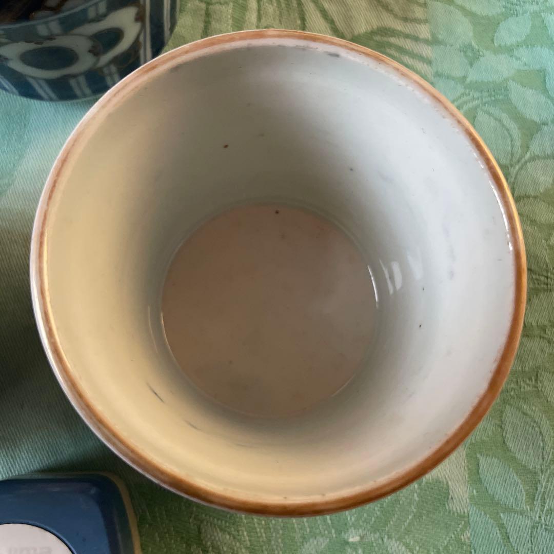 伊万里焼　金彩　染付　小鉢　向付碗　5客