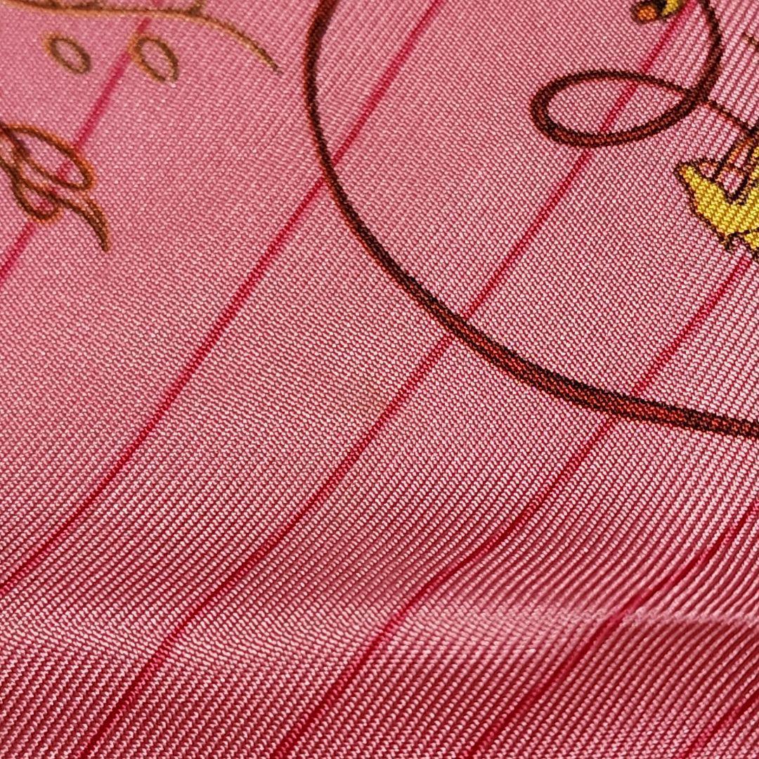 ☆HERMES☆ エルメス ミニスカーフ カレ40 Effluves ピンク