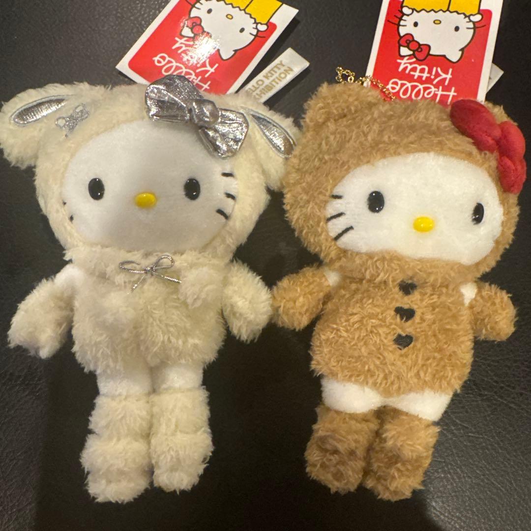 ハローキティ展 マスコットホルダー キティ クマ 雪うさぎ セット