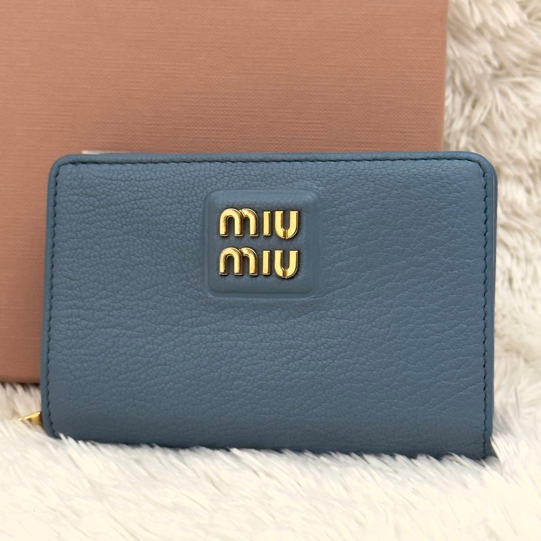 美品⭐️現行 RFID内蔵 MIUMIU ミュウミュウ 財布 マドラス ICチップ