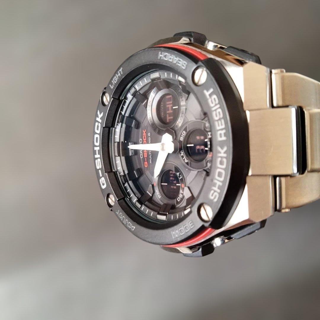 【美品/希少】G-SHOCK GST-W100D電波ソーラー　　タフソーラー