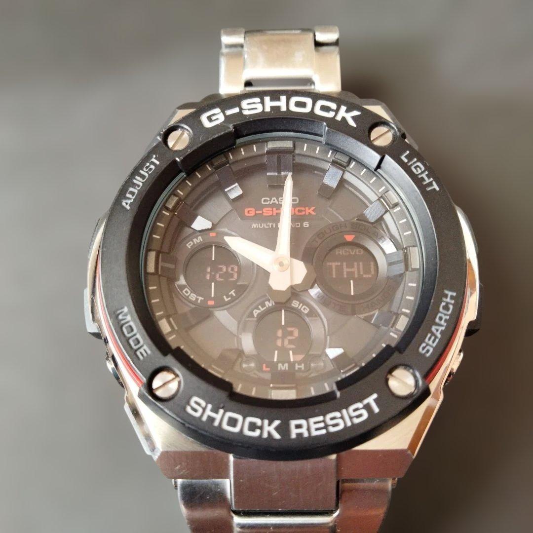 【美品/希少】G-SHOCK GST-W100D電波ソーラー　　タフソーラー
