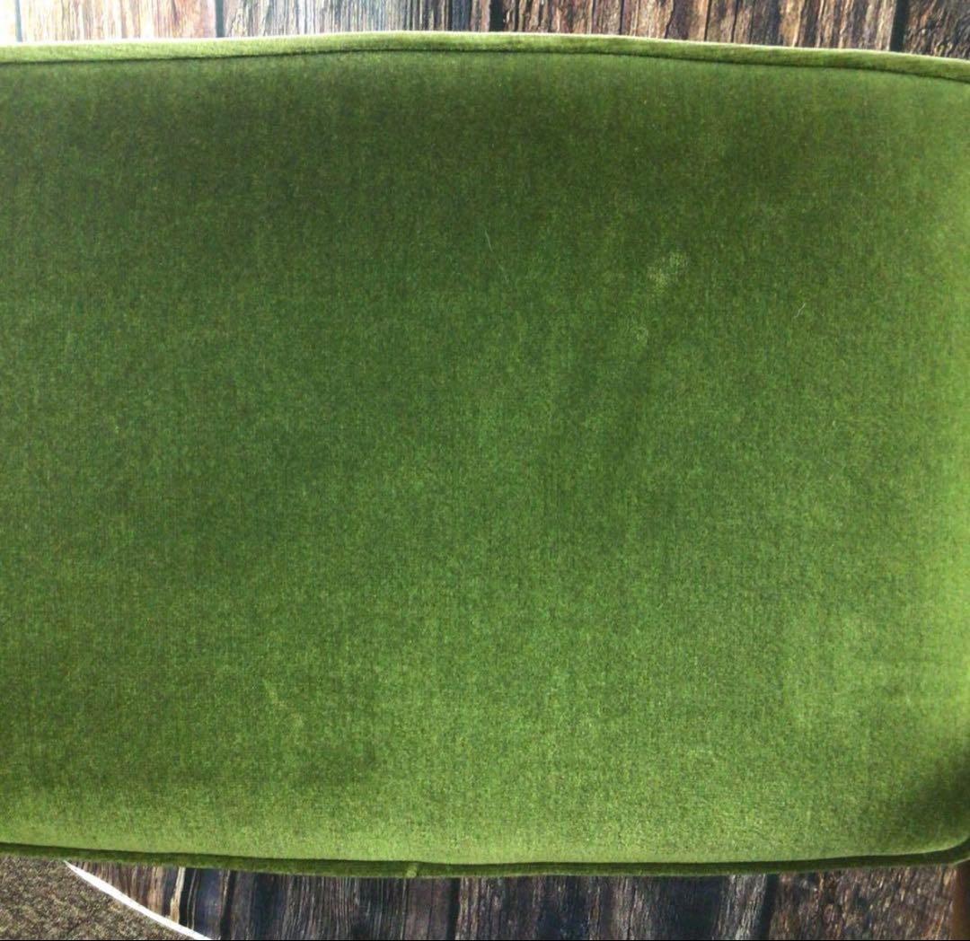 カリモク コロニアル デスクチェア モスグリーン オールドカリモク