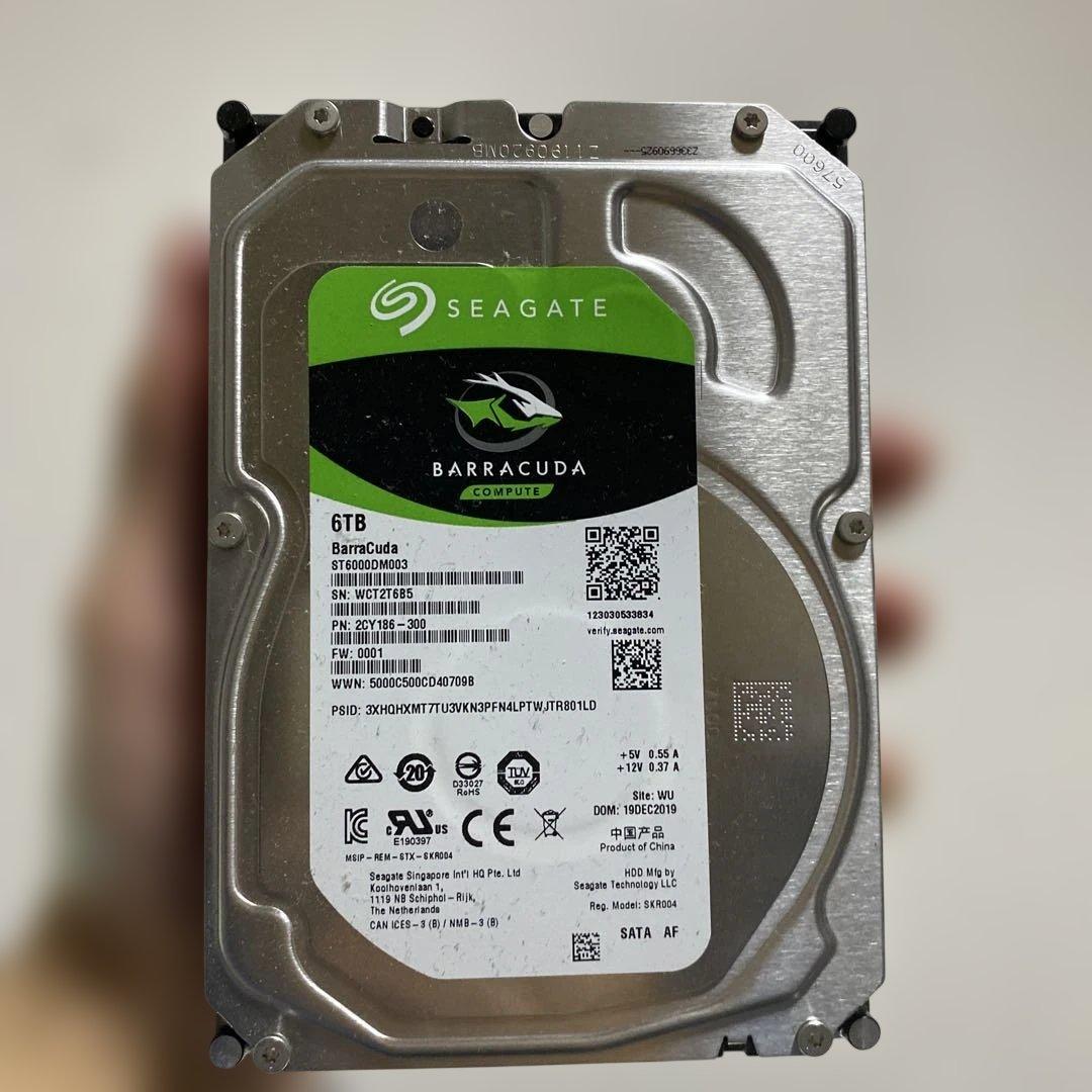 Seagate 6TB 内蔵型 HDD ST6000DM003