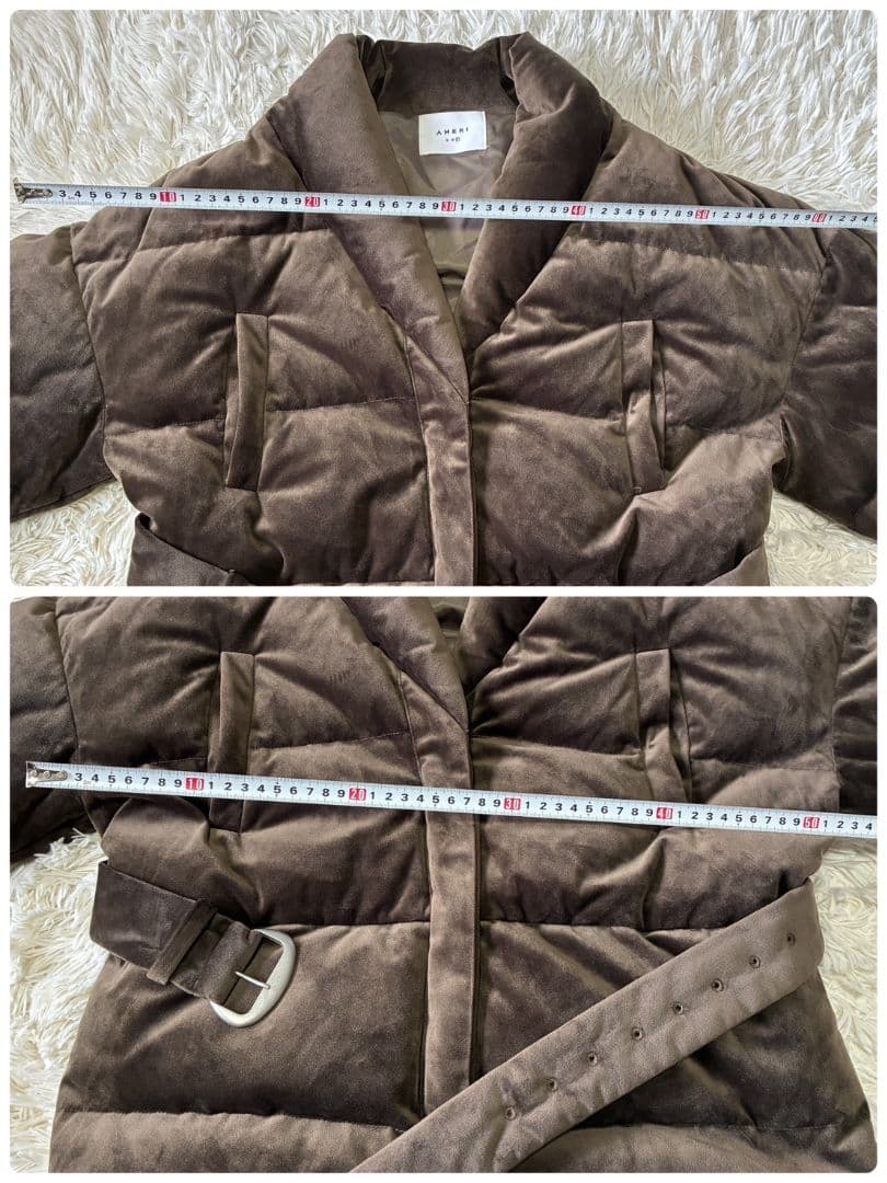 ジャケット・アウター AMERI VELVET DOWN JACKET