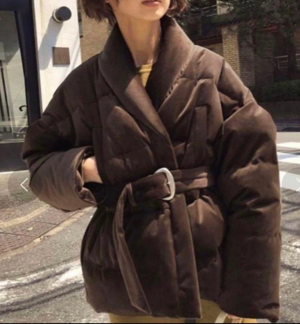ジャケット・アウター AMERI VELVET DOWN JACKET