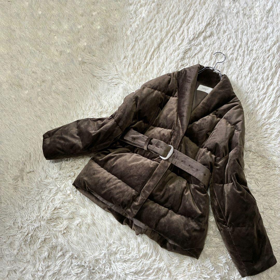 ジャケット・アウター AMERI VELVET DOWN JACKET