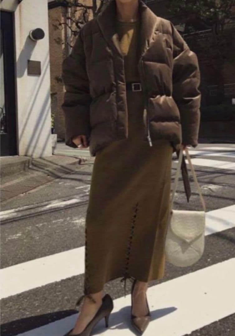 ジャケット・アウター AMERI VELVET DOWN JACKET