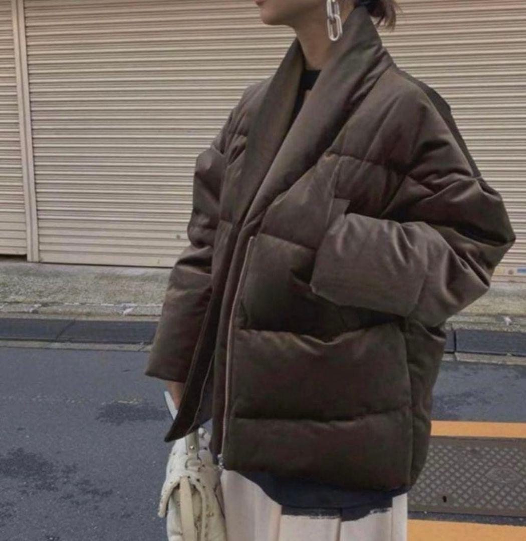 ジャケット・アウター AMERI VELVET DOWN JACKET