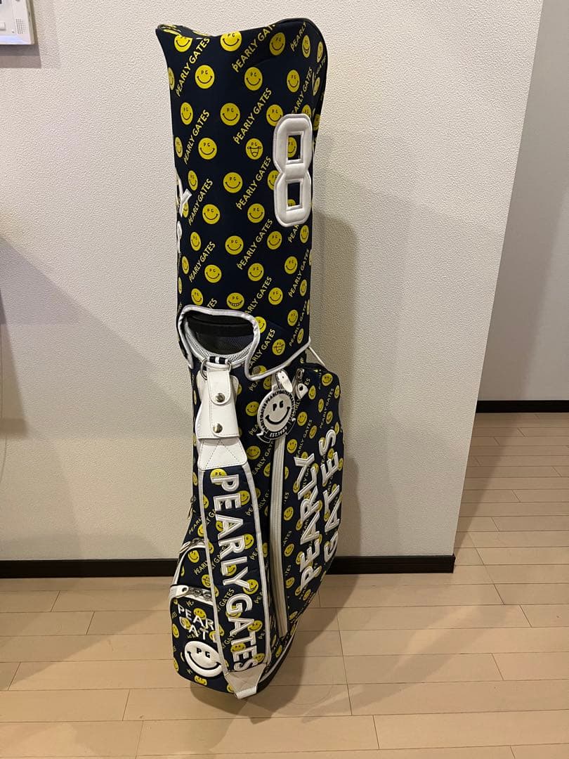 【りんりん】レアPEARLY GATES スマイリーフェイス柄