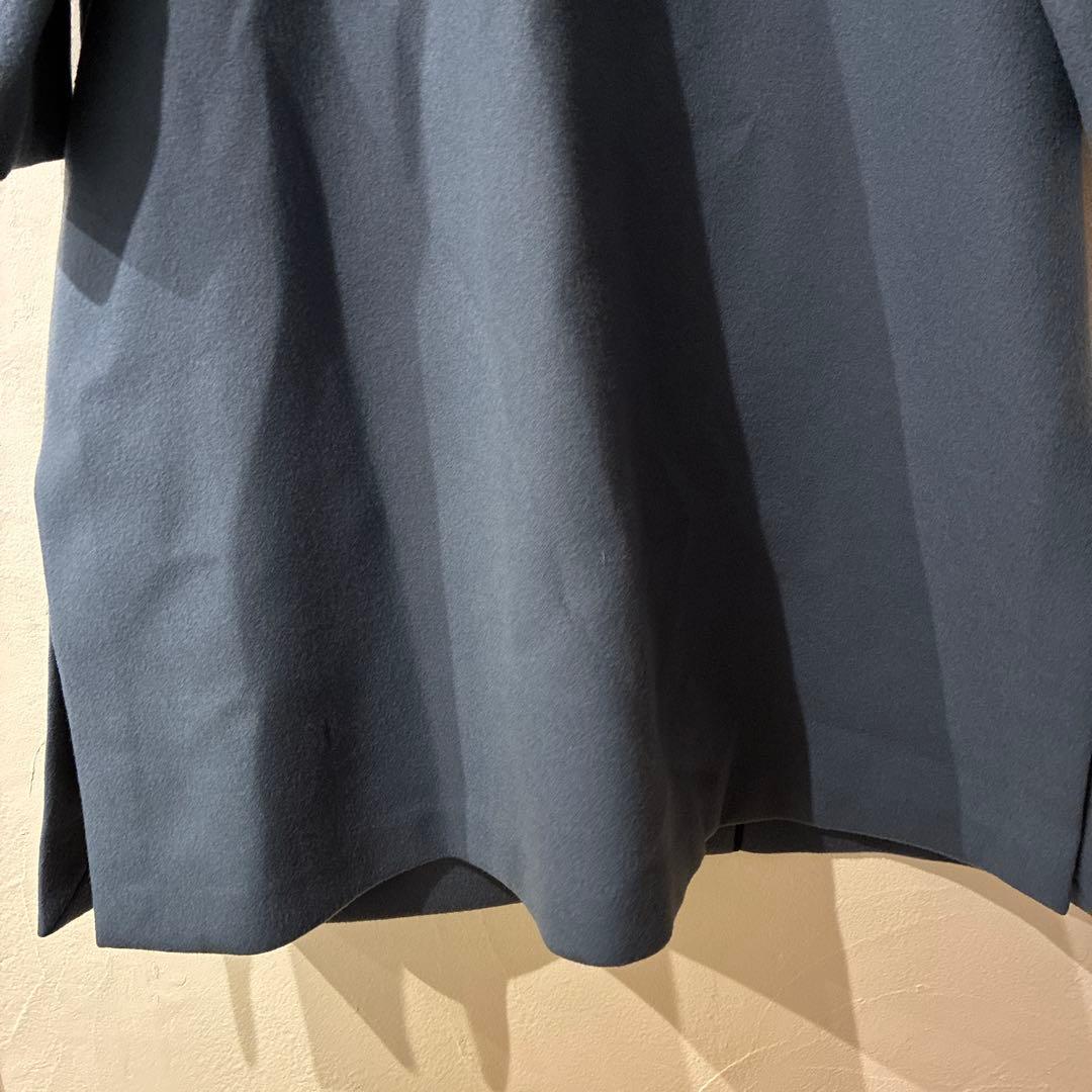 ~*!様 エブールebureロンハーマン ウールボンディングコート　ブルー　ゆっ