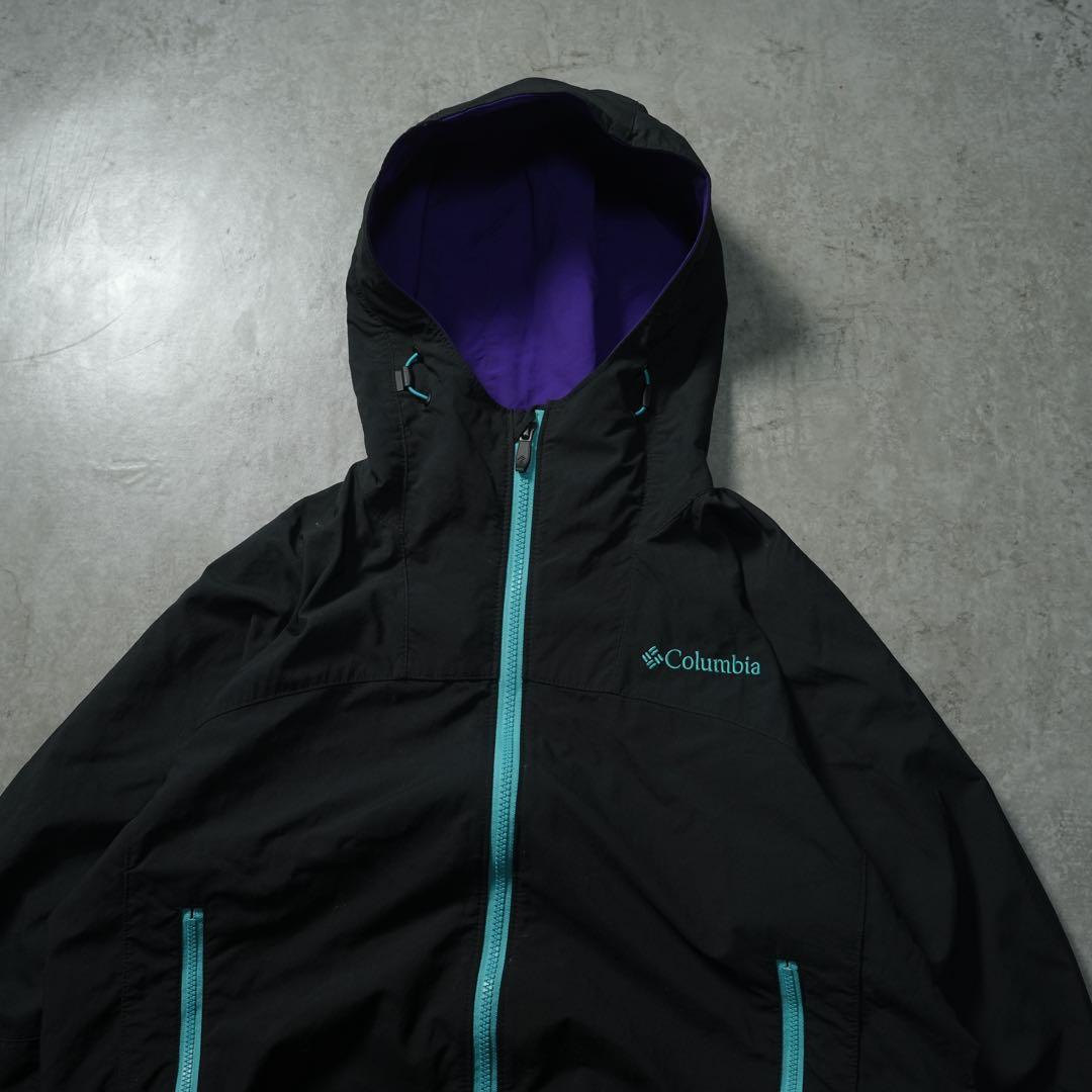 y2k Columbia シェルジャケット tech ブラック シティーボーイ