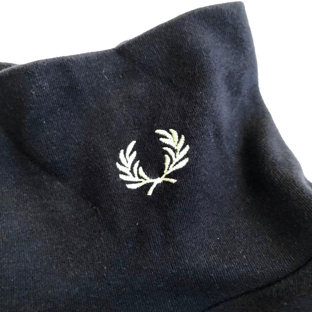 FRED PERRY×BEAMS 別注 タートルネック Tシャツ 月桂樹ロゴ刺繍
