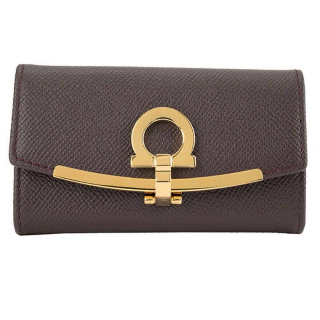 新品 フェラガモ FERRAGAMO キーケース ガーナッシュブラウン
