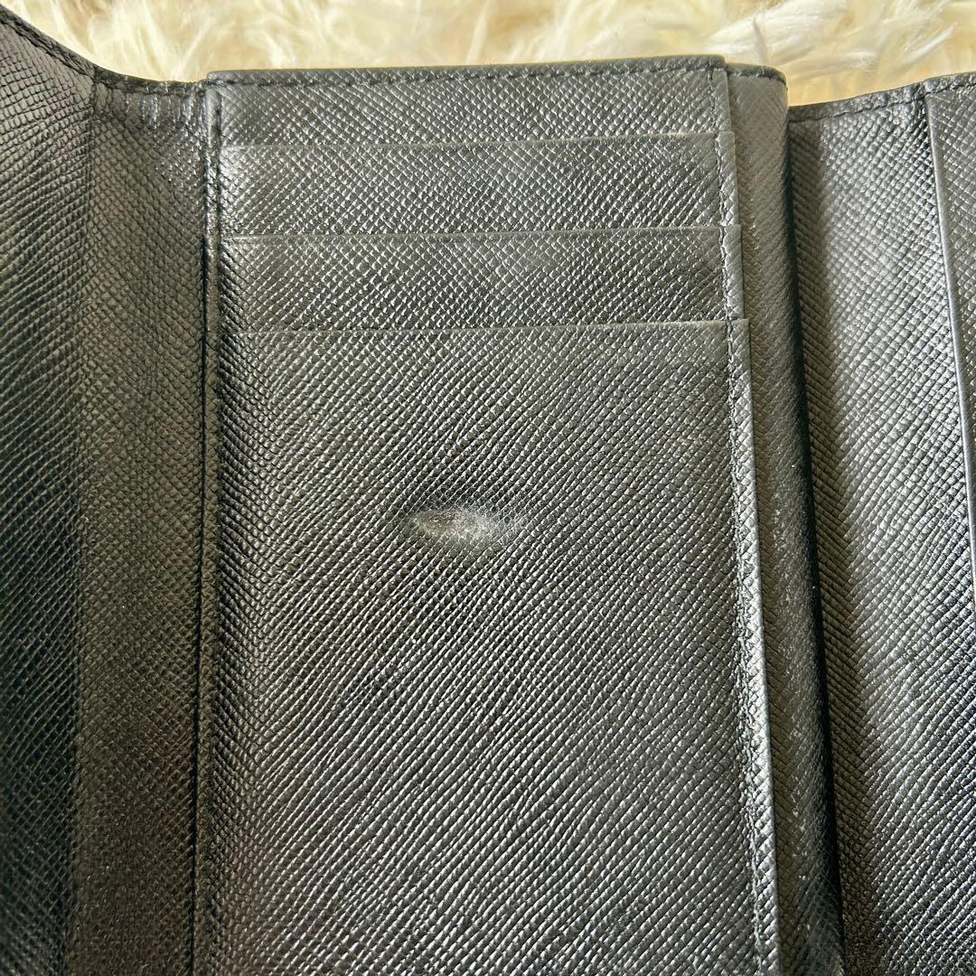 箱付き Burberry バーバリー 二つ折り財布 ノバチェック レザー 小型