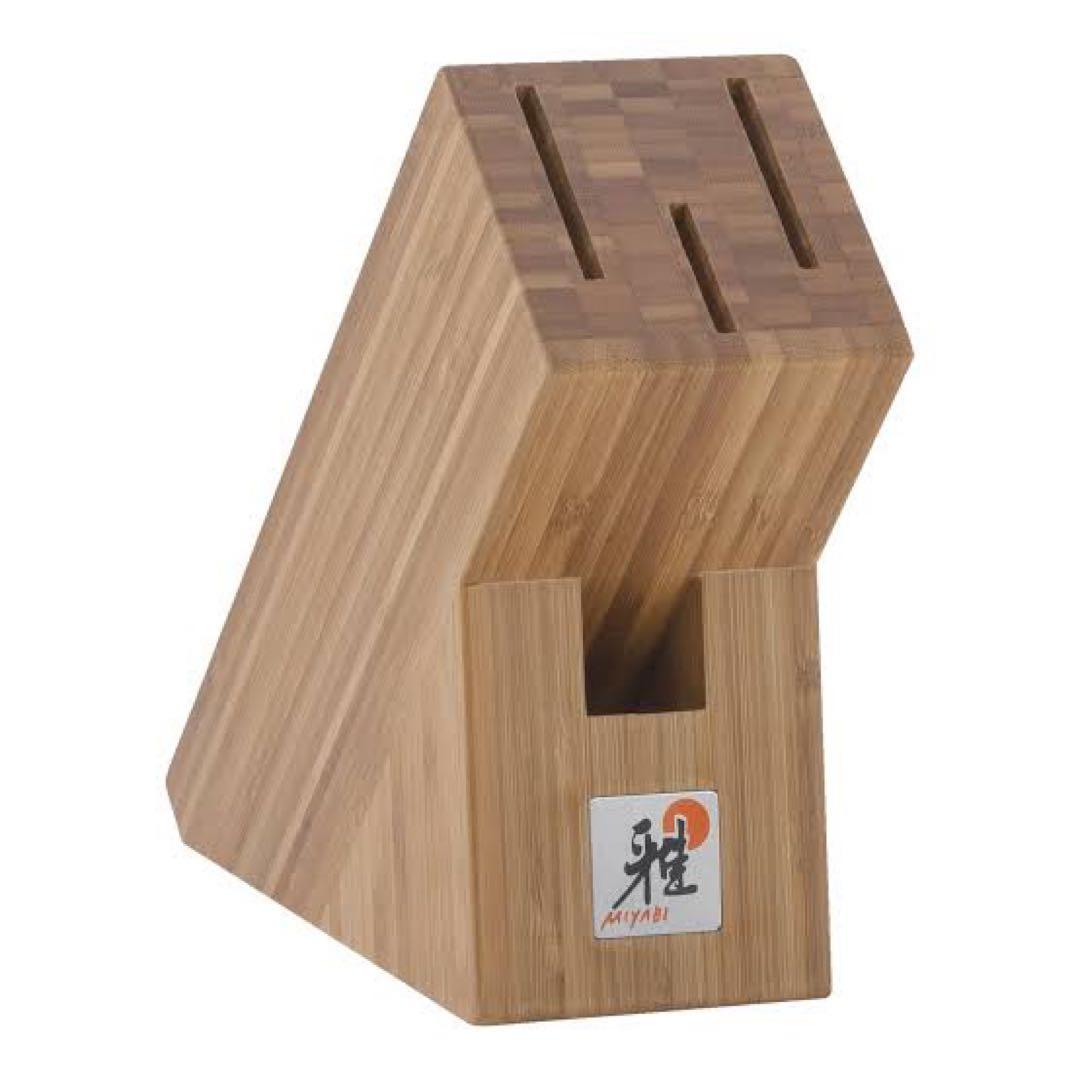 【新品未使用】MIYABI 6000DP 三徳、小刀、ナイフブロックセット