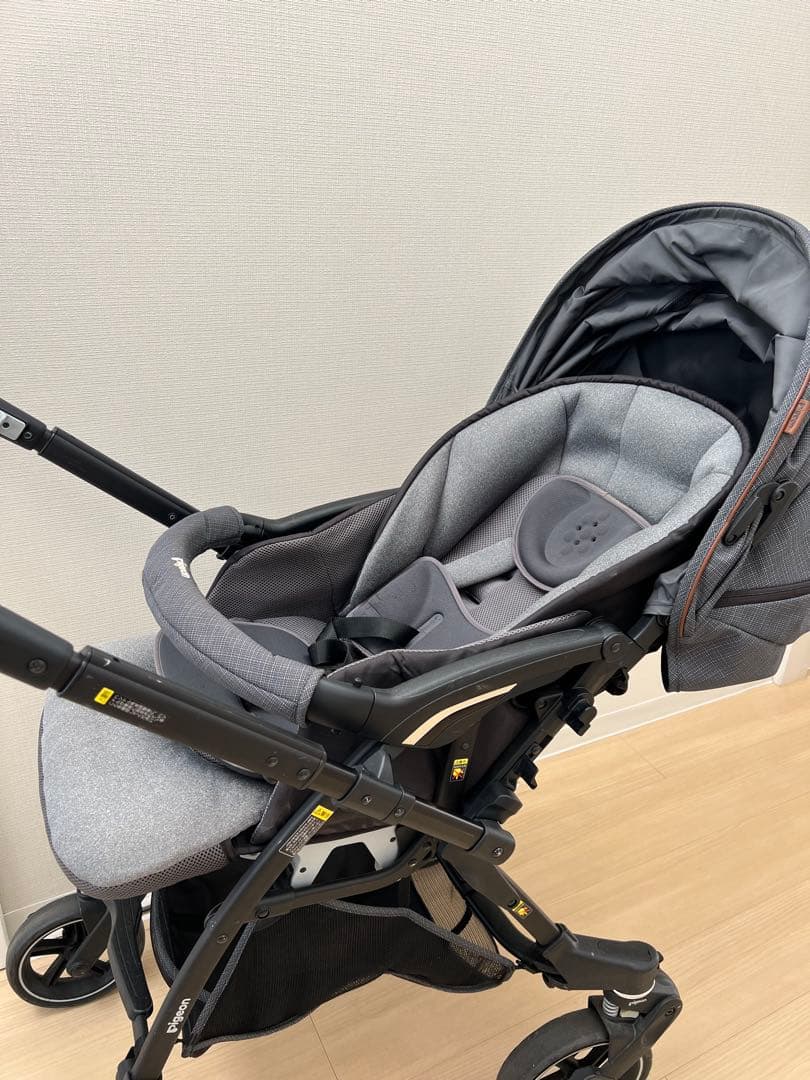 pigeon ノートアール ベビーカー ブラック