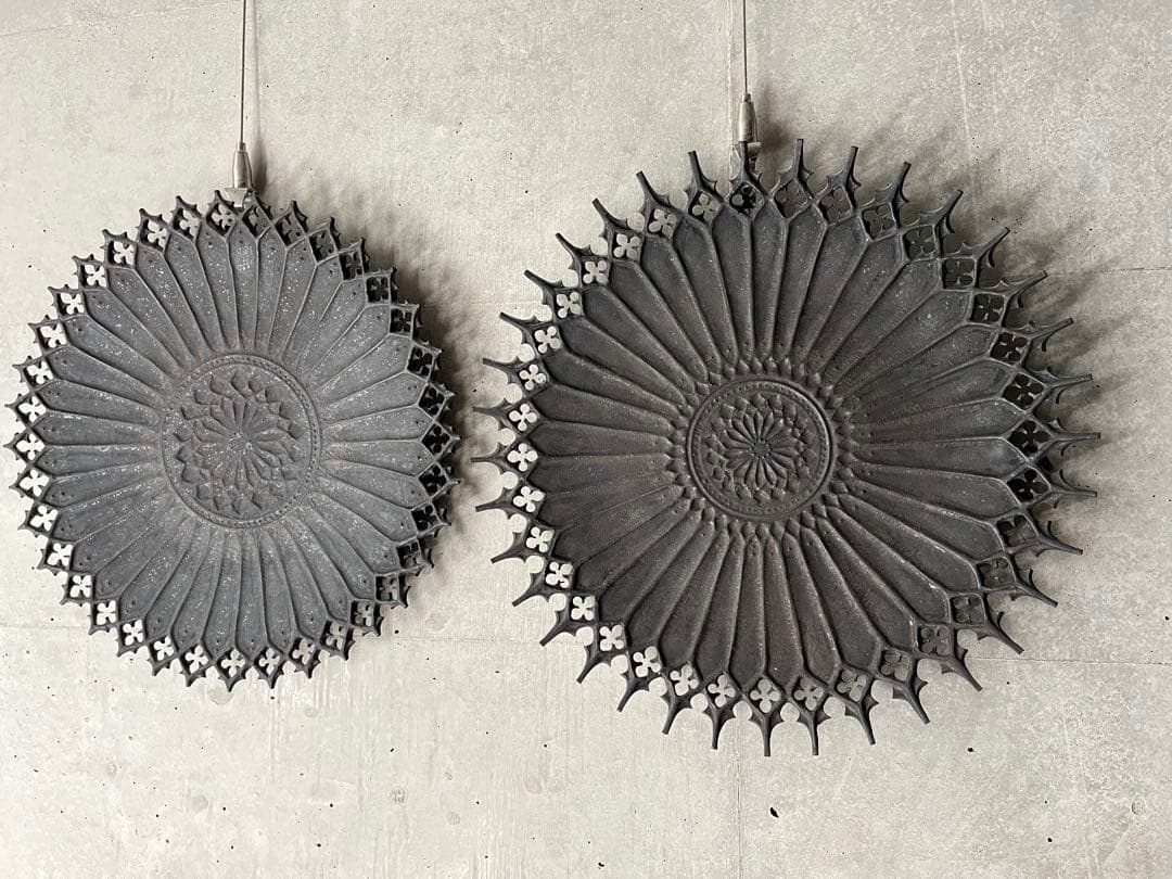 はな 伊藤剛俊 透彫飾皿 黒トゲトゲ 約30cm