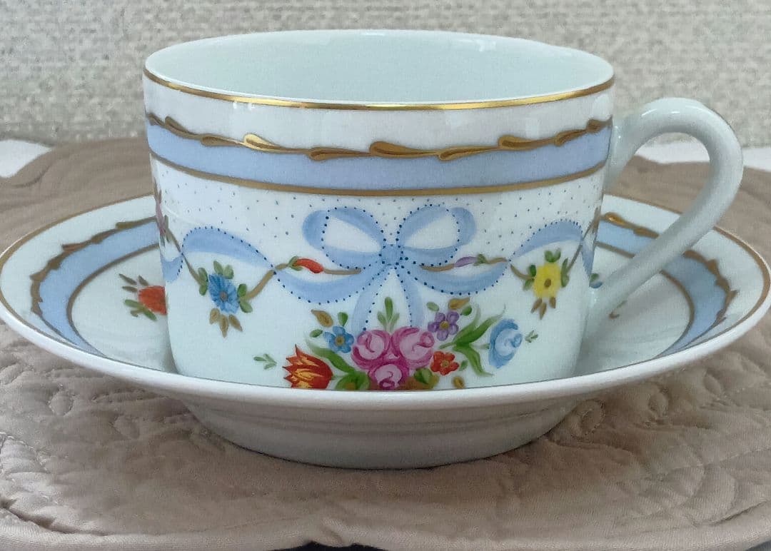 ロールセリニャック カップ＆ソーサー　ブルー