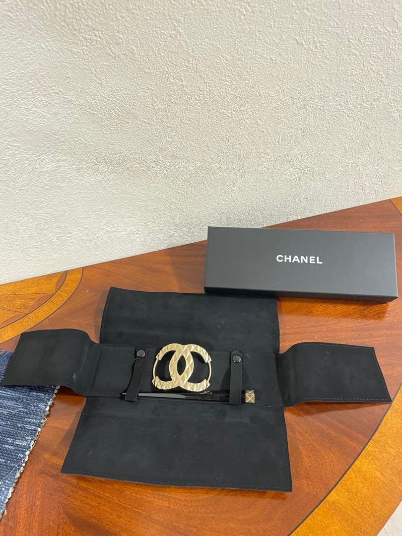 CHANEL　シャネル　ヘアピン　ココマーク　マトラッセ　髪留め　髪飾り　くし