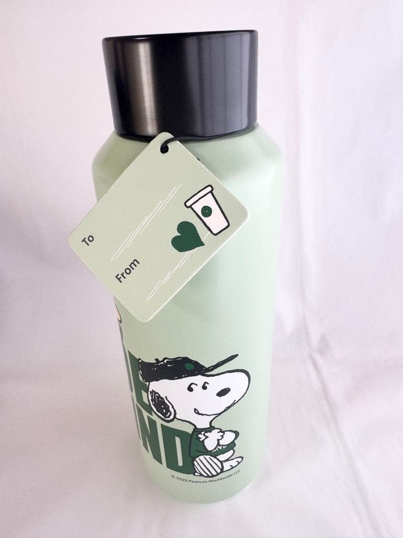 スターバックス　PEANUTS ステンレスボトル グリーン 473ml