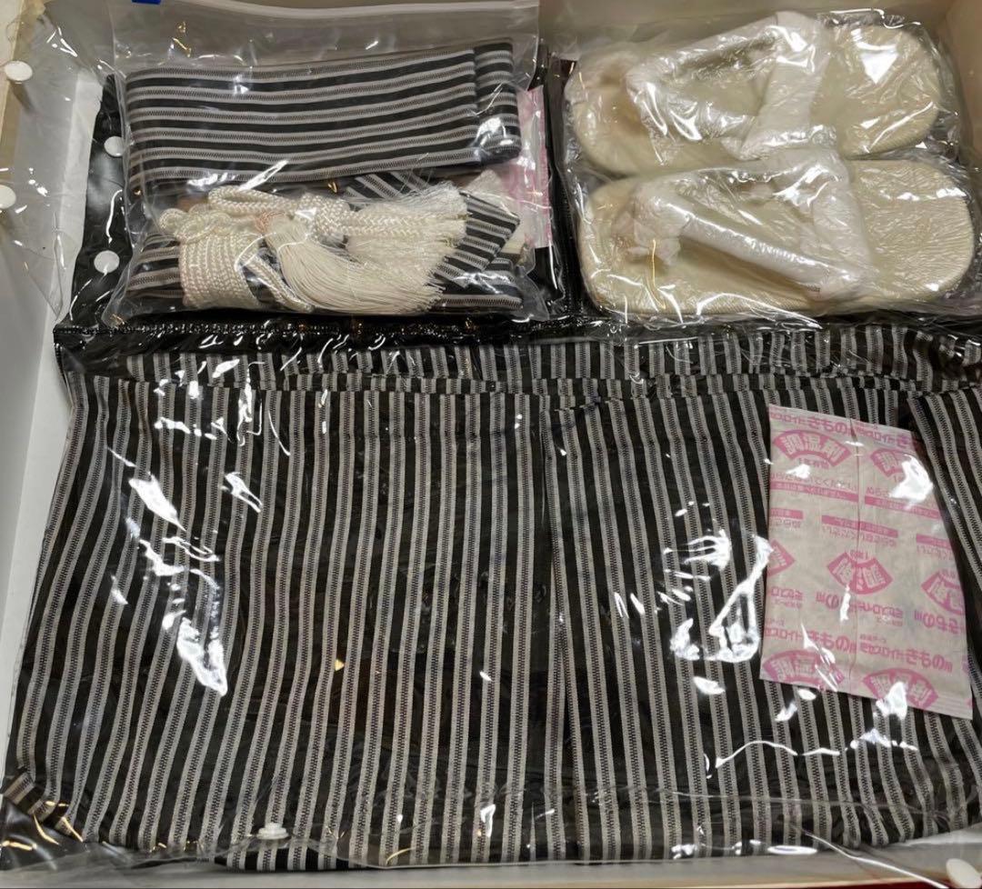 【フルセット】 七五三 着物 男の子 5歳 羽織袴セット 肩上げ済み