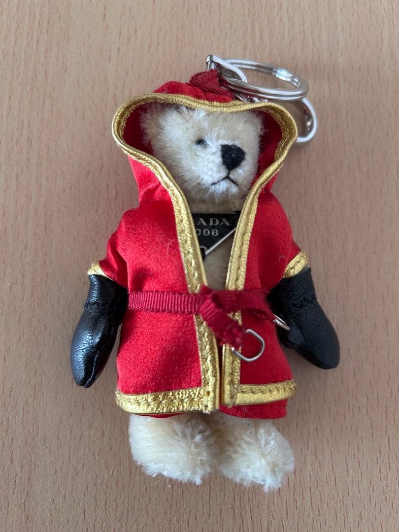 PRADA 2008限定 テディベア・ボクサー／ボクシングキーホルダー 希少