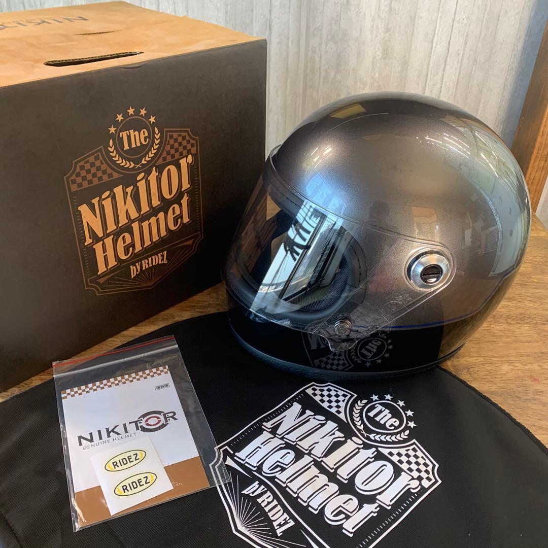 美品 Lサイズ フルフェイス RIDEZ NIKITOR Retro-One