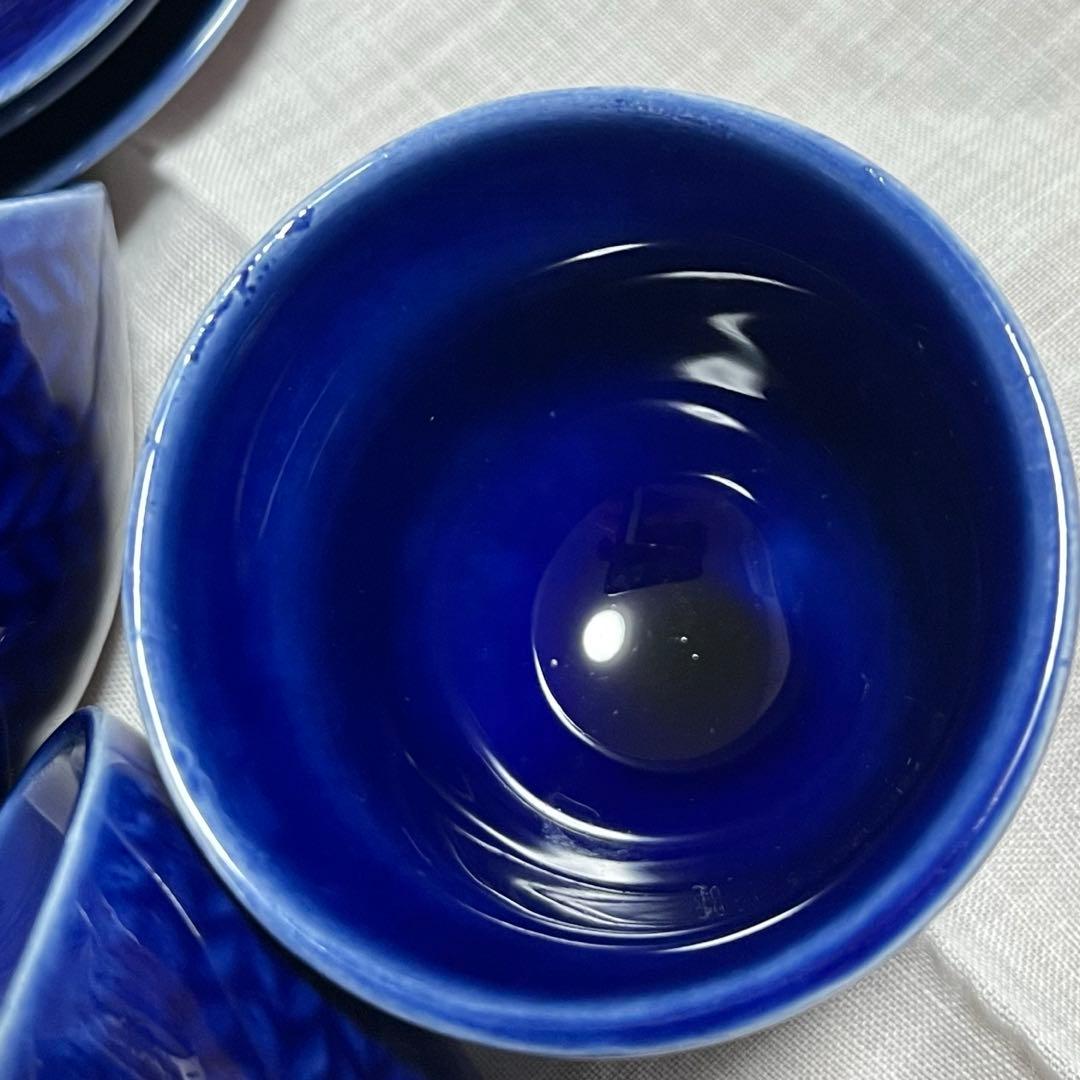 ロールストランド　Bla eld エッグカップ3個小皿3枚