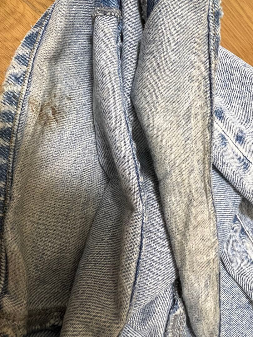 ストレートデニム ライトブルー